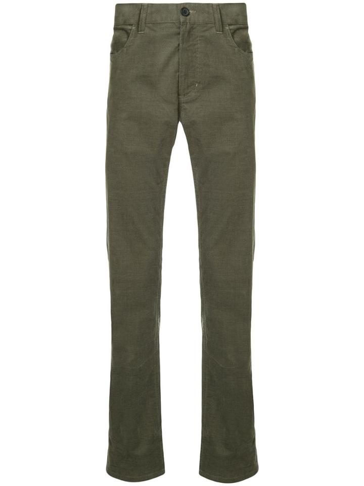 Cerruti 1881 Straight Leg Trousers - Green
