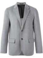 Joseph Two Button Blazer, Men's, Size: 50, Grey, Polyester/viscose/cashmere/wool