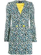 Elisabetta Franchi Abstract Print Dress - Blue