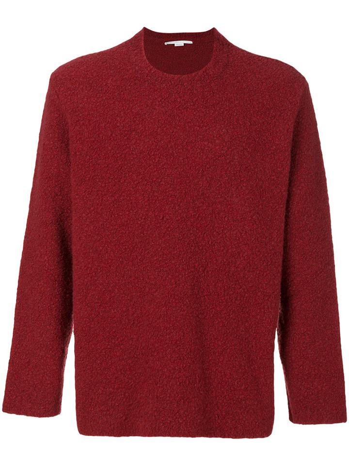 Stella Mccartney - Textured Jumper - Men - Polyamide/wool - M, Red, Polyamide/wool