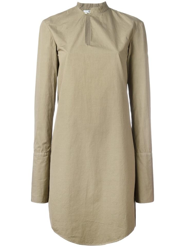 Chalayan Offset Dress - Green
