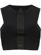 Ilaria Nistri Slim Cropped Top - Black