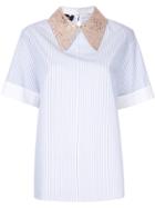 Rochas Collared Shirt - White