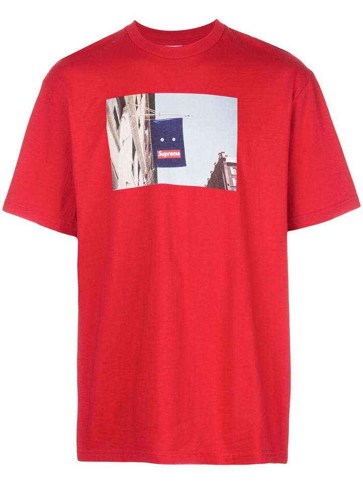 Supreme Banner Tee - Red