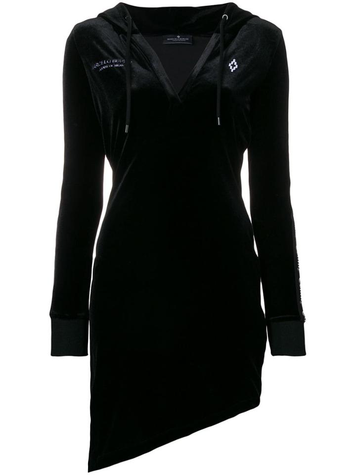 Marcelo Burlon County Of Milan Hoodie Dress - Black