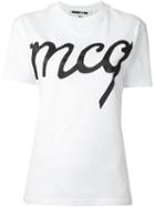 Mcq Alexander Mcqueen Handwritten Mcq Print T-shirt, Women's, Size: Xs, White, Cotton
