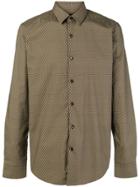 Fendi Monogram Print Shirt - Brown