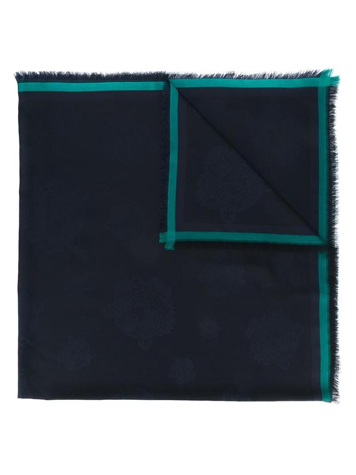 Kenzo - Multi Tiger Scarf - Unisex - Cotton/modal - One Size, Blue, Cotton/modal