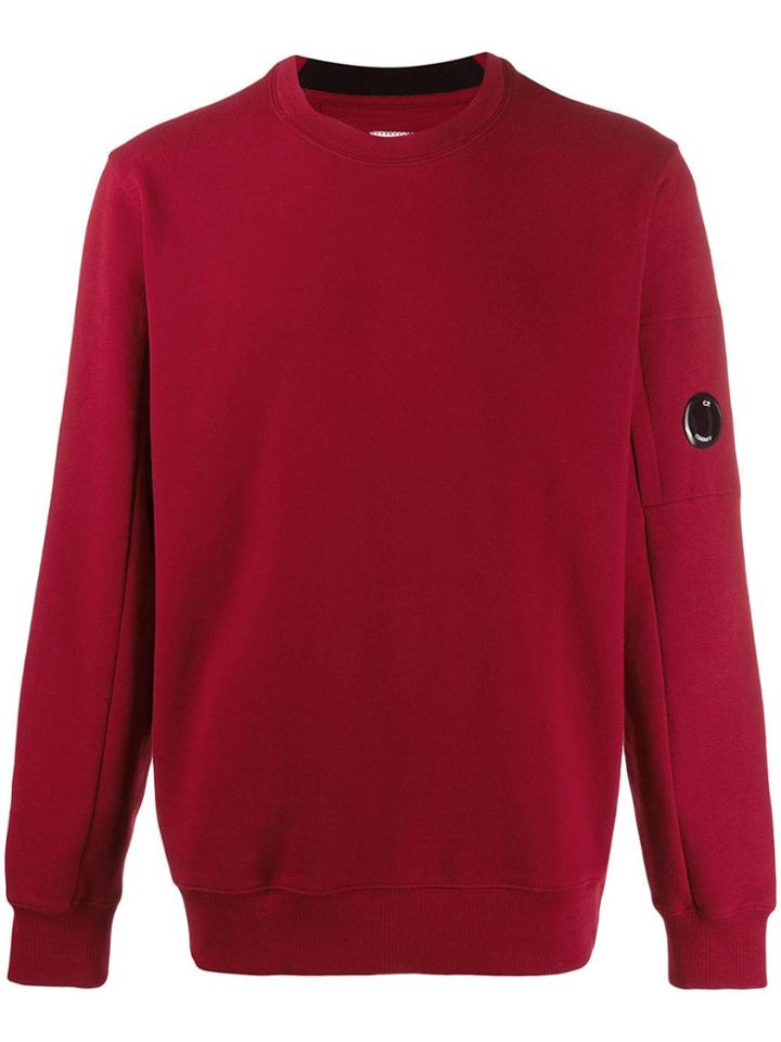 Cp Company Lens Detail Sweatshirt - Red