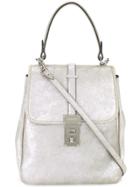 Lanvin Medium 'looka' Shoulder Bag - Metallic