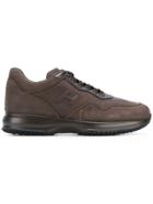 Hogan Lace-up Sneakers - Brown