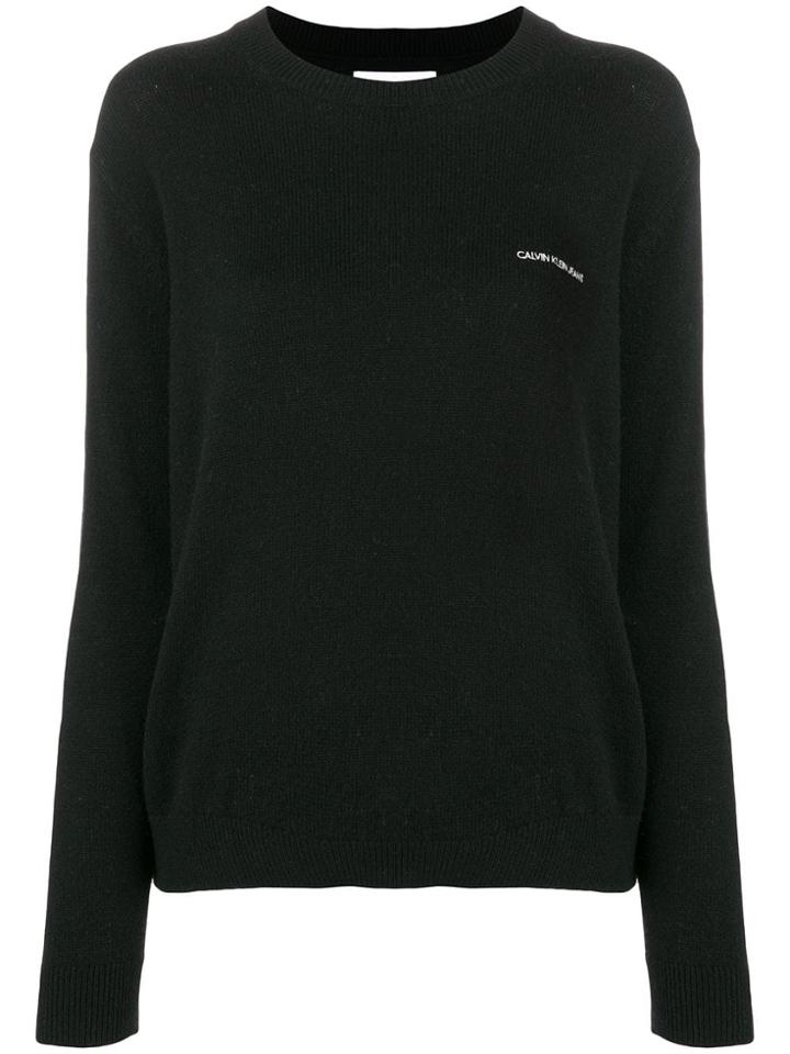 Calvin Klein Jeans Logo Jumper - Black