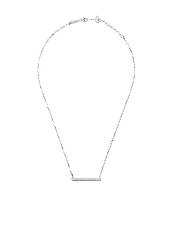 Chopard 18kt White Gold Ice Cube Pure Necklace - Fairmined White Gold