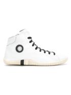 Osklen Hi-top Panelled Sneakers - White