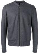 Harris Wharf London Zipped Lightweight Jacket, Men's, Size: 46, Grey, Wool