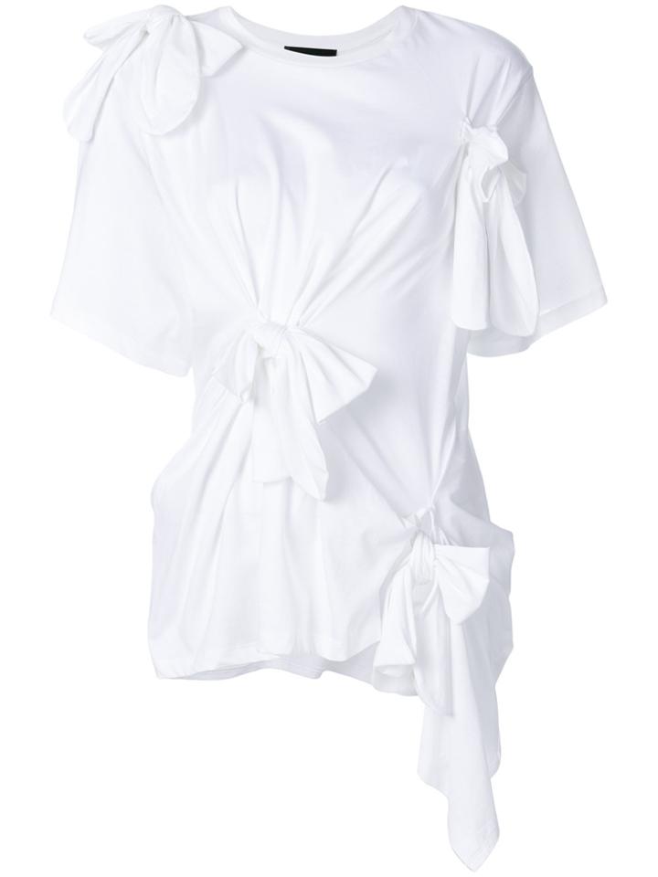 Simone Rocha Turbo Bow Easy T-shirt - White