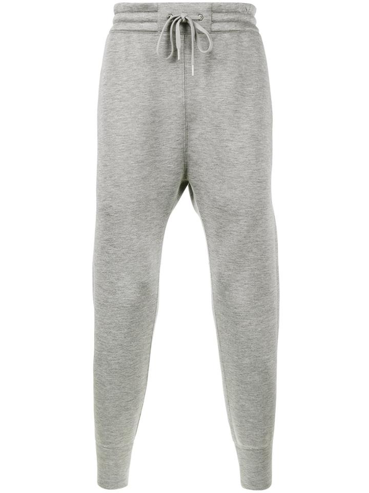 Helmut Lang Grey Drawstring Track Pants
