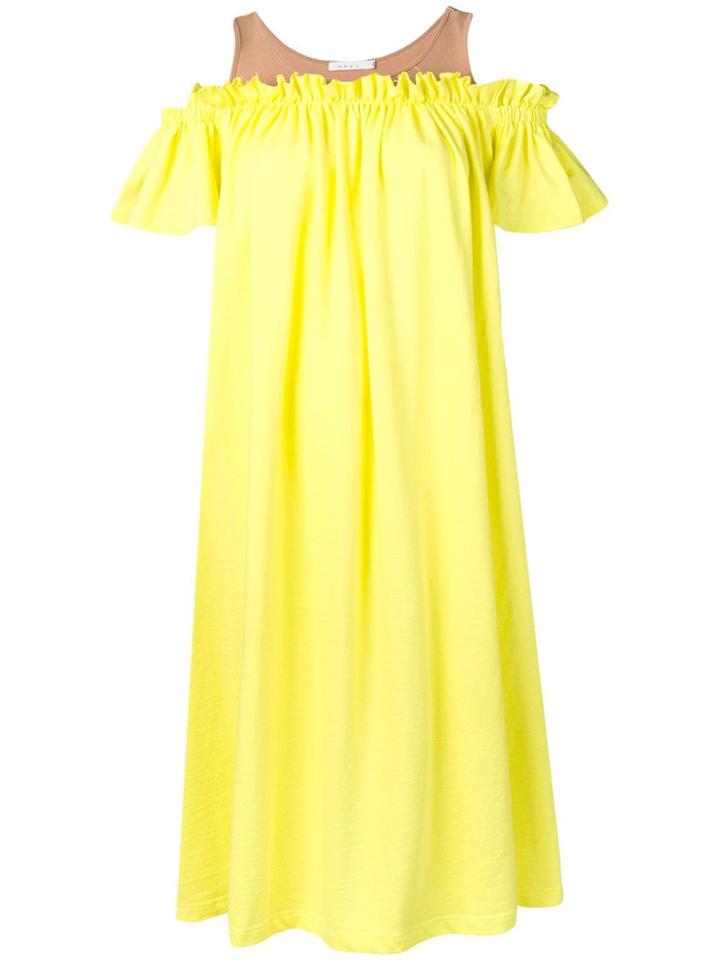 Neul Off-shoulder Style Dress - Yellow