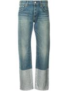 Tu Es Mon Trésor Glitter Boyfriend Jeans - Blue