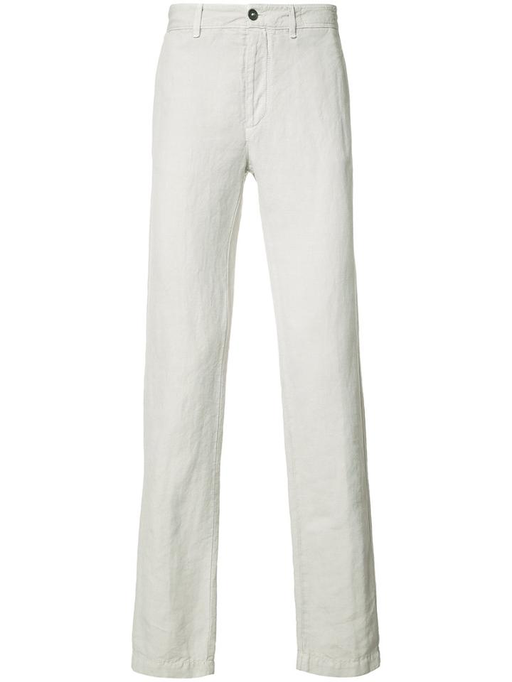 Massimo Alba Straight Leg Trousers, Men's, Size: 48, Nude/neutrals, Linen/flax/cotton