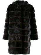 Simonetta Ravizza Open Front Panelled Jacket - Brown