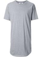 Monkey Time Long Fit T-shirt, Men's, Size: M, Grey, Cotton