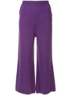 G.v.g.v. Milano Ribbed Bow Knot Back Trousers - Pink & Purple