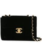 Chanel Vintage Flap Shoulder Bag - Black