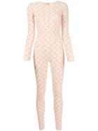 Marine Serre Moon Print Jumpsuit - Neutrals