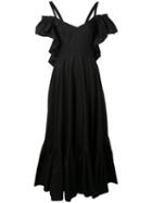 Alberta Ferretti - Full Length Dress - Women - Cotton - 40, Black, Cotton