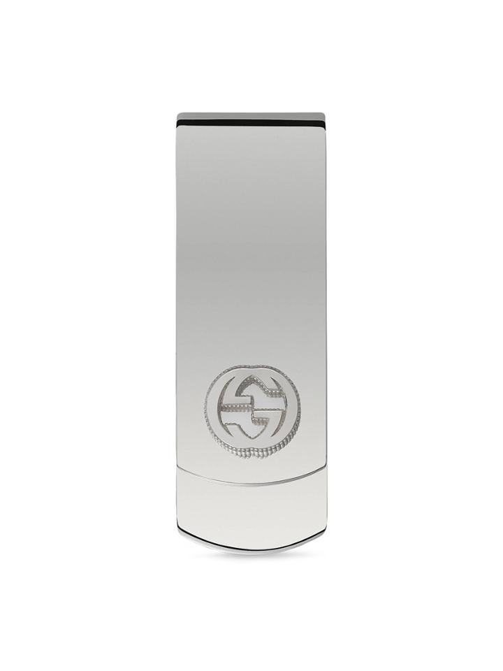 Gucci Money Clip In Silver With Interlocking G - Metallic