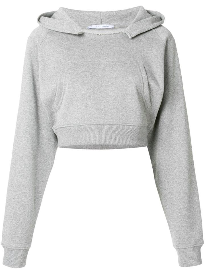 1017 Alyx 9sm Cropped Hoodie - Grey
