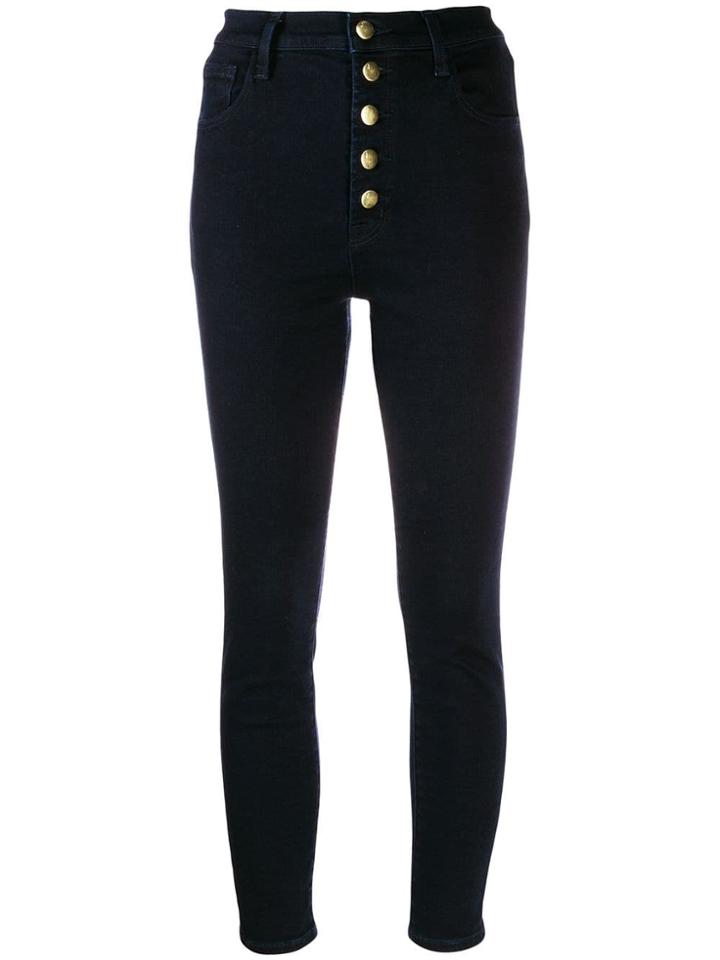 J Brand High-waisted Jeans - Blue