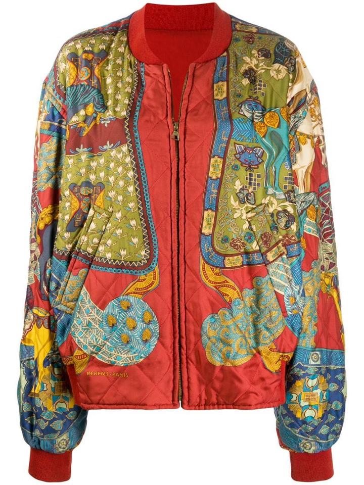 Hermès Pre-owned Double Face Bomber Jacket - Red