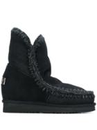 Mou Inner Wedge Boots - Black