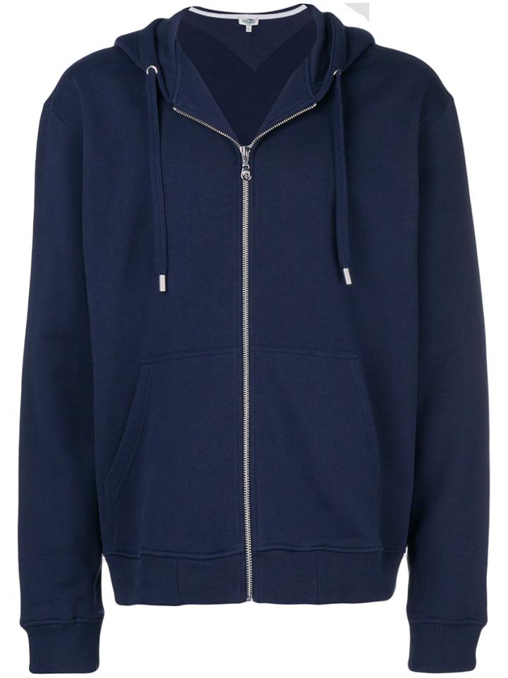 Kenzo Zip Front Hoodie - Blue