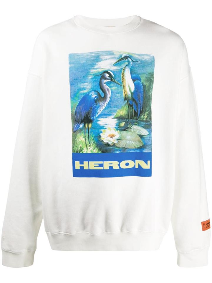 Heron Preston Graphic Print Sweatshirt - White