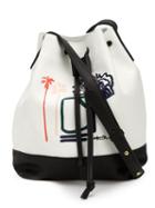 Lizzie Fortunato Jewels Sally King Bendic Bucket Bag, Women's, White, Leather