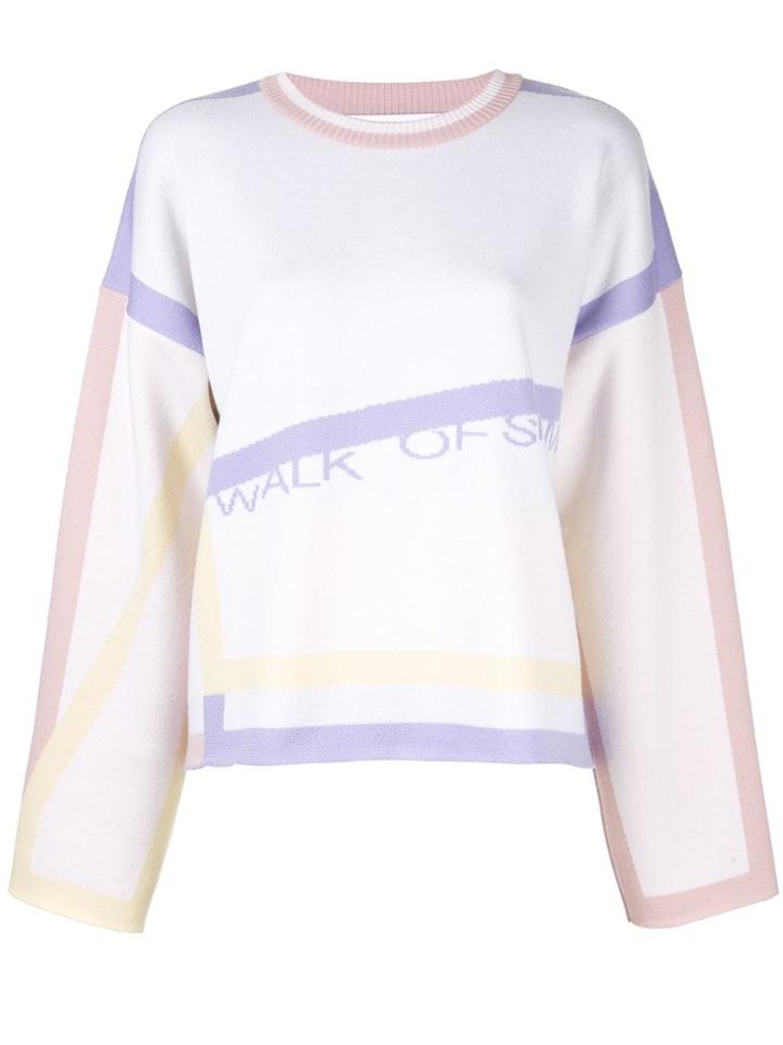 Walk Of Shame Graphic Print Jumper - Multicolour