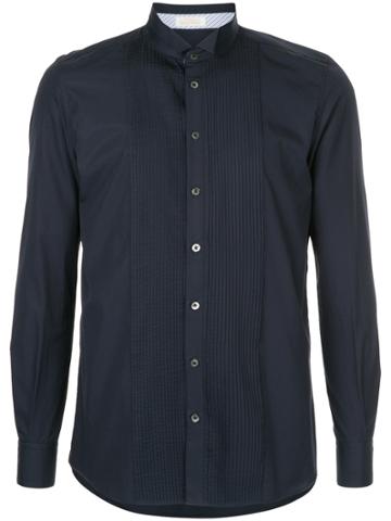 Education From Youngmachines Front Placket Shirt - Blue