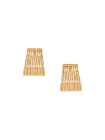 Nina Ricci Pre-owned 1980s Nina Ricci Clip-on Earrings - Gold