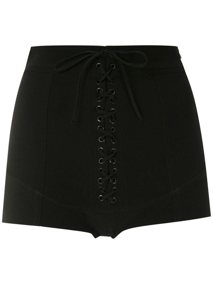 Nk Lace Up Shorts - Black