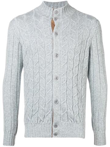 Doriani Cashmere Cable Knit Cardigan - Unavailable