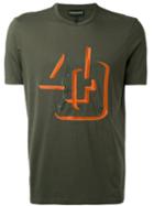 Emporio Armani - Logo Print T-shirt - Men - Cotton - L, Green, Cotton