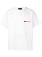 Dsquared2 Logo Patch Oversized T-shirt - White