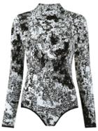 Uma Raquel Davidowicz - Printed Body - Women - Spandex/elastane/viscose - M, White, Spandex/elastane/viscose