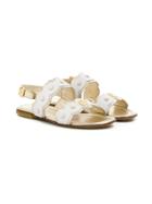 Roberto Cavalli Junior Teen Embellished Sandals - White
