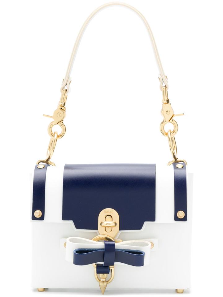 Niels Peeraer Structured Shoulder Bag - White