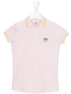 Kenzo Kids Tiger Patch Polo Shirt, Girl's, Size: 8 Yrs, Pink/purple