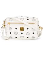 Mcm 'project Visetos' Cross Body Bag, Women's, White